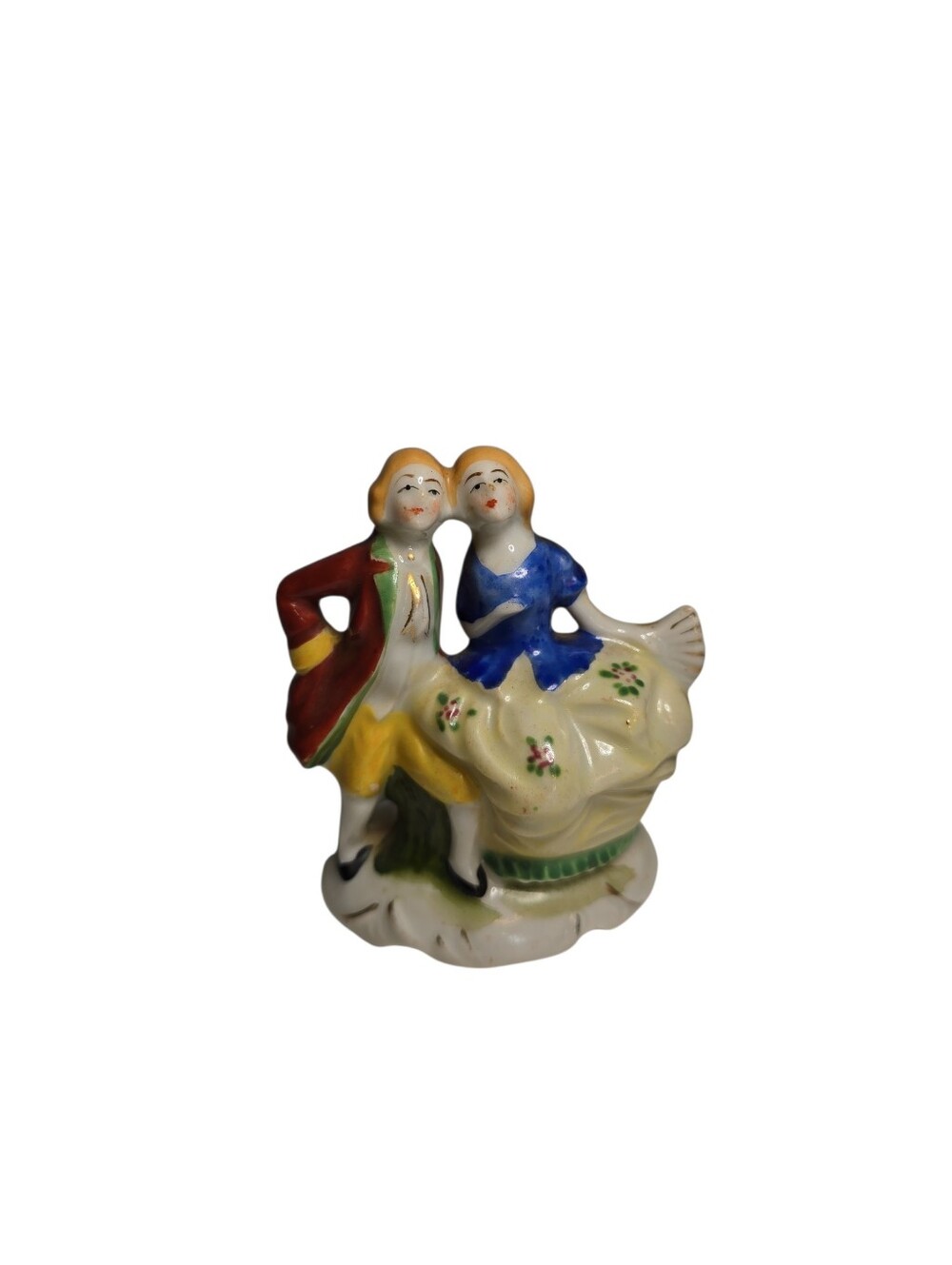 Vintage Occupied Japan Porcelain Colonial Couple Figurine